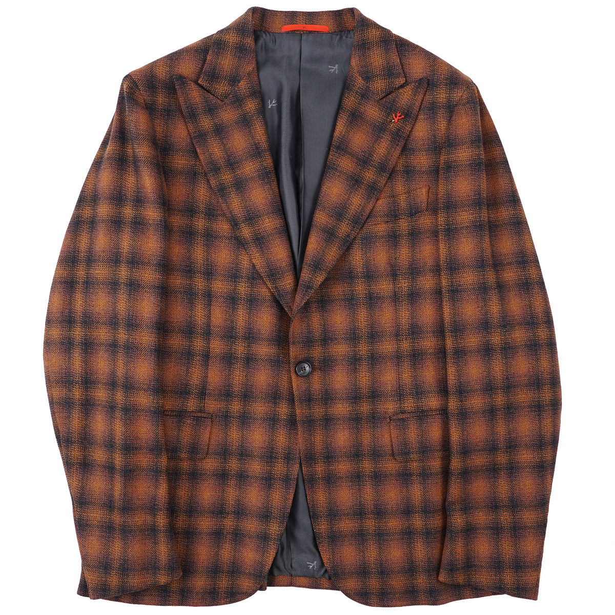 Isaia Peak Lapel Wool-Cashmere Sport Coat - Top Shelf Apparel