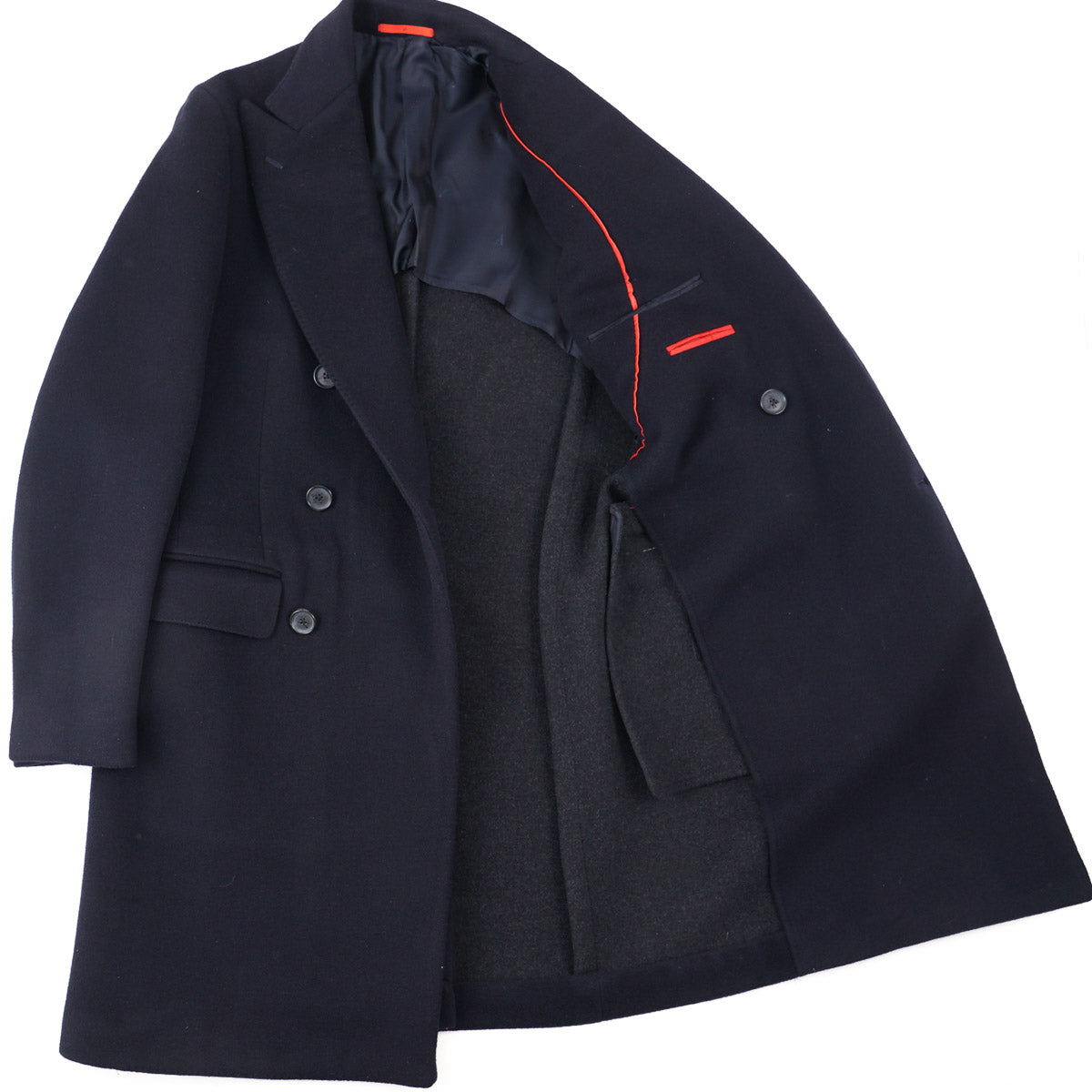 Isaia 'Portofino' Slim-Fit Cashmere Overcoat - Top Shelf Apparel