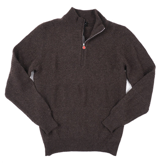 Kiton Half-Zip Knit Cashmere Sweater - Top Shelf Apparel