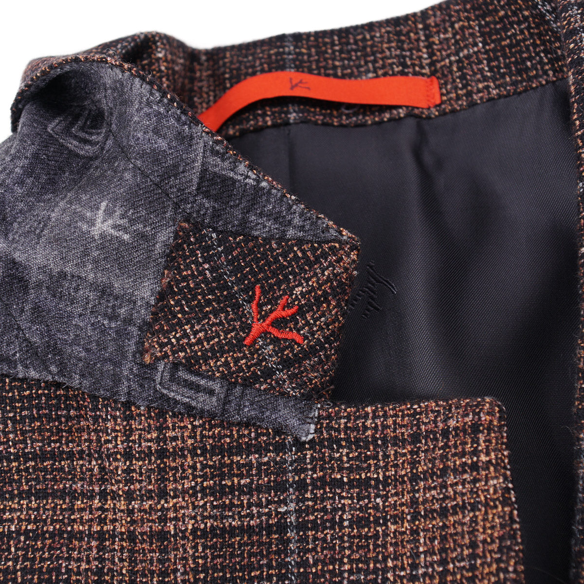 Isaia Woven Check Wool-Silk-Linen Suit - Top Shelf Apparel