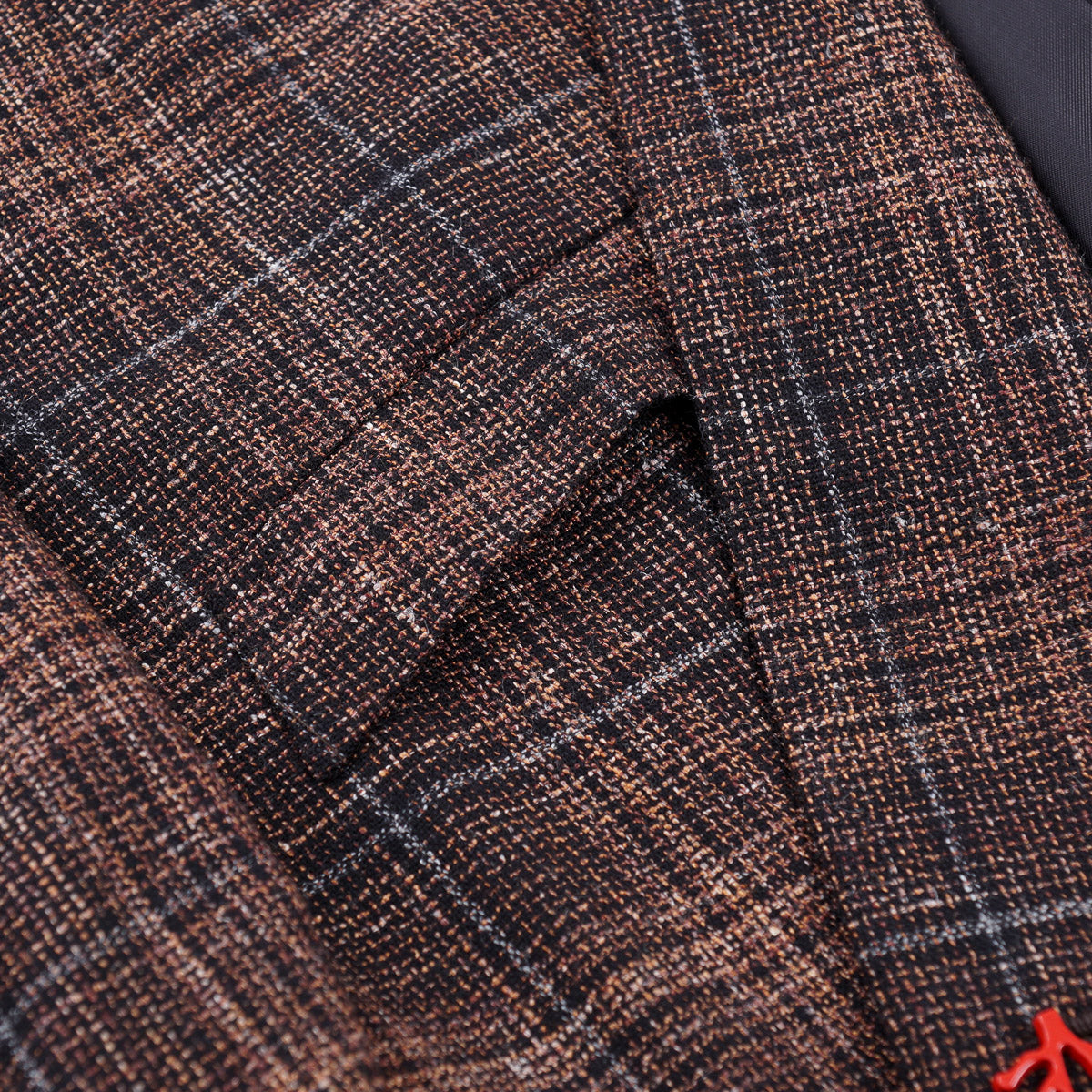 Isaia Woven Check Wool-Silk-Linen Suit - Top Shelf Apparel
