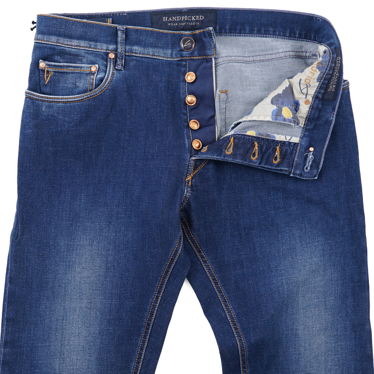 Handpicked Regular Tapered Fit Denim Jeans - Top Shelf Apparel