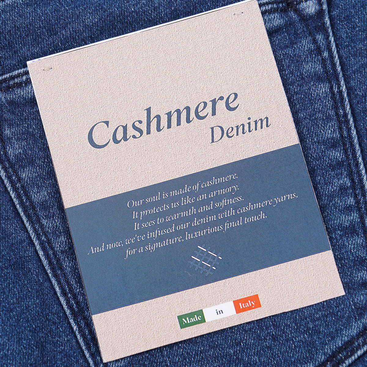 Fedeli Tailored-Fit Cotton-Cashmere Jeans - Top Shelf Apparel