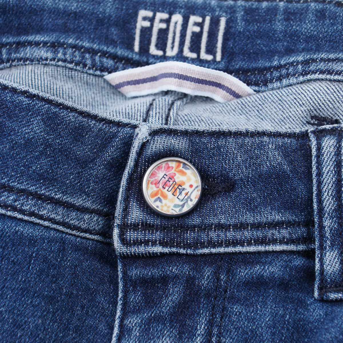 Fedeli Tailored-Fit Cotton-Cashmere Jeans - Top Shelf Apparel