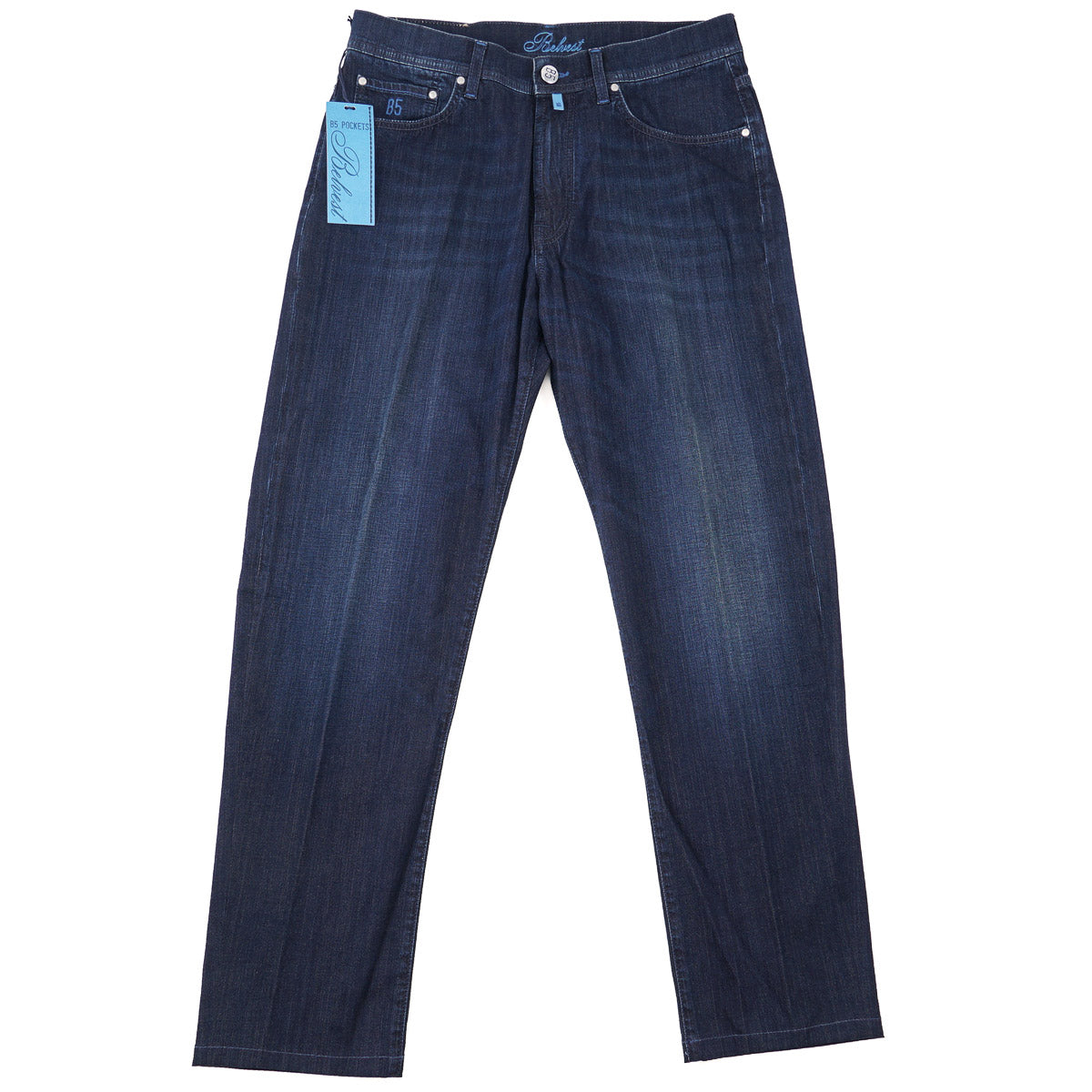 Belvest Classic Straight Fit Denim Jeans - Top Shelf Apparel