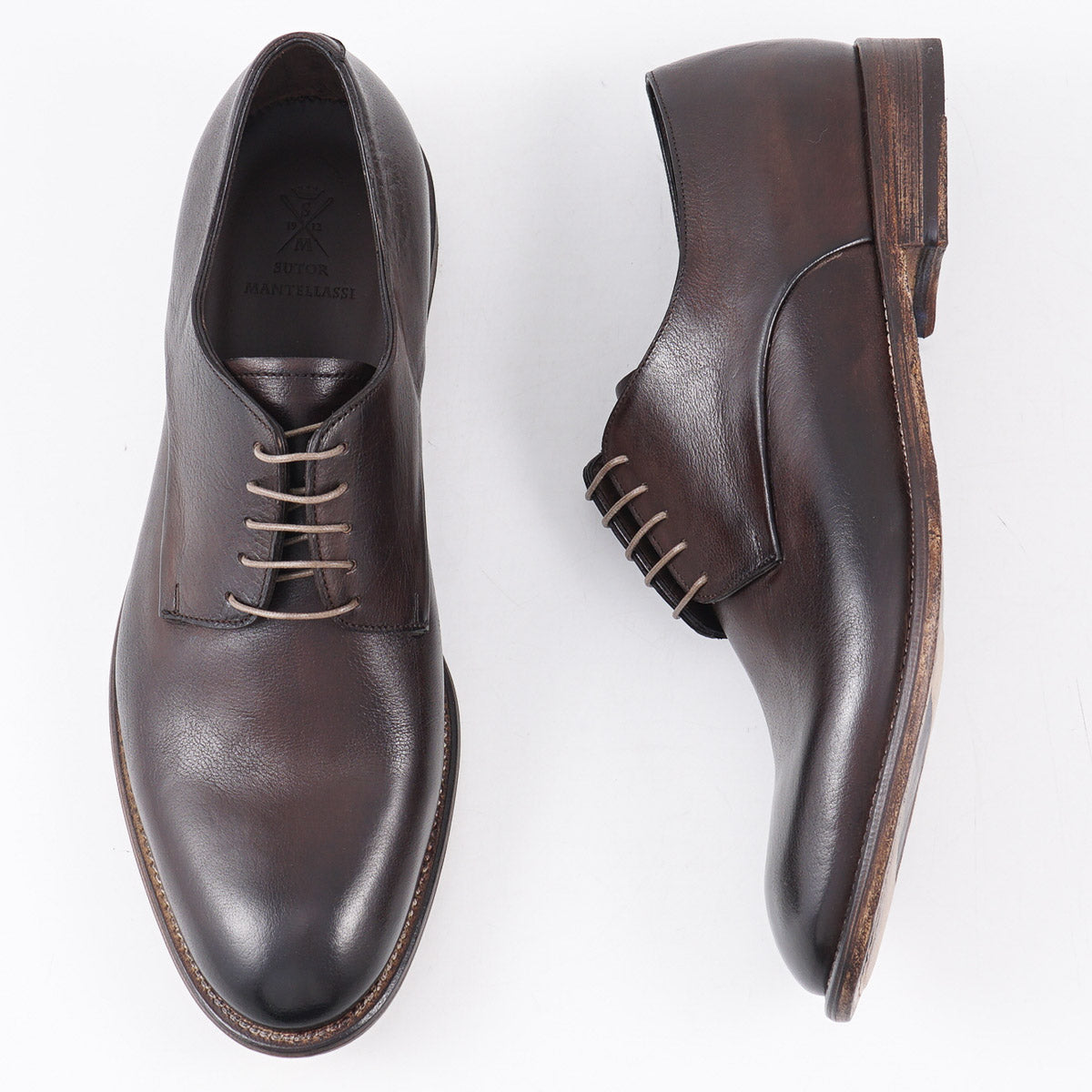 Sutor Mantellassi Buffalo Leather Derby - Top Shelf Apparel