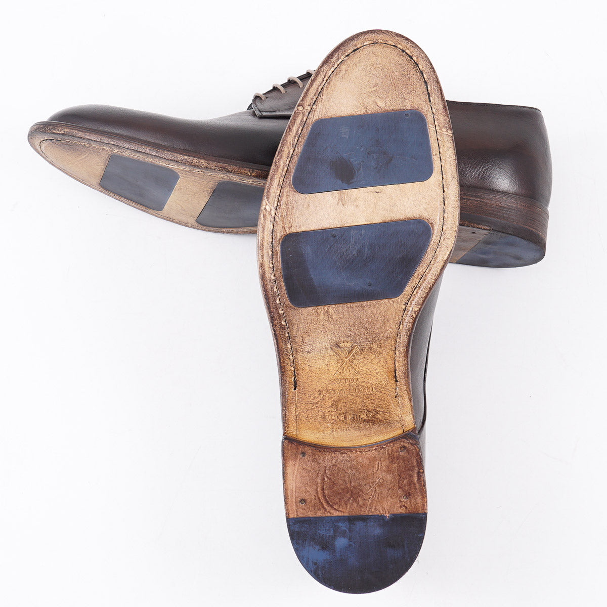 Sutor Mantellassi Buffalo Leather Derby - Top Shelf Apparel