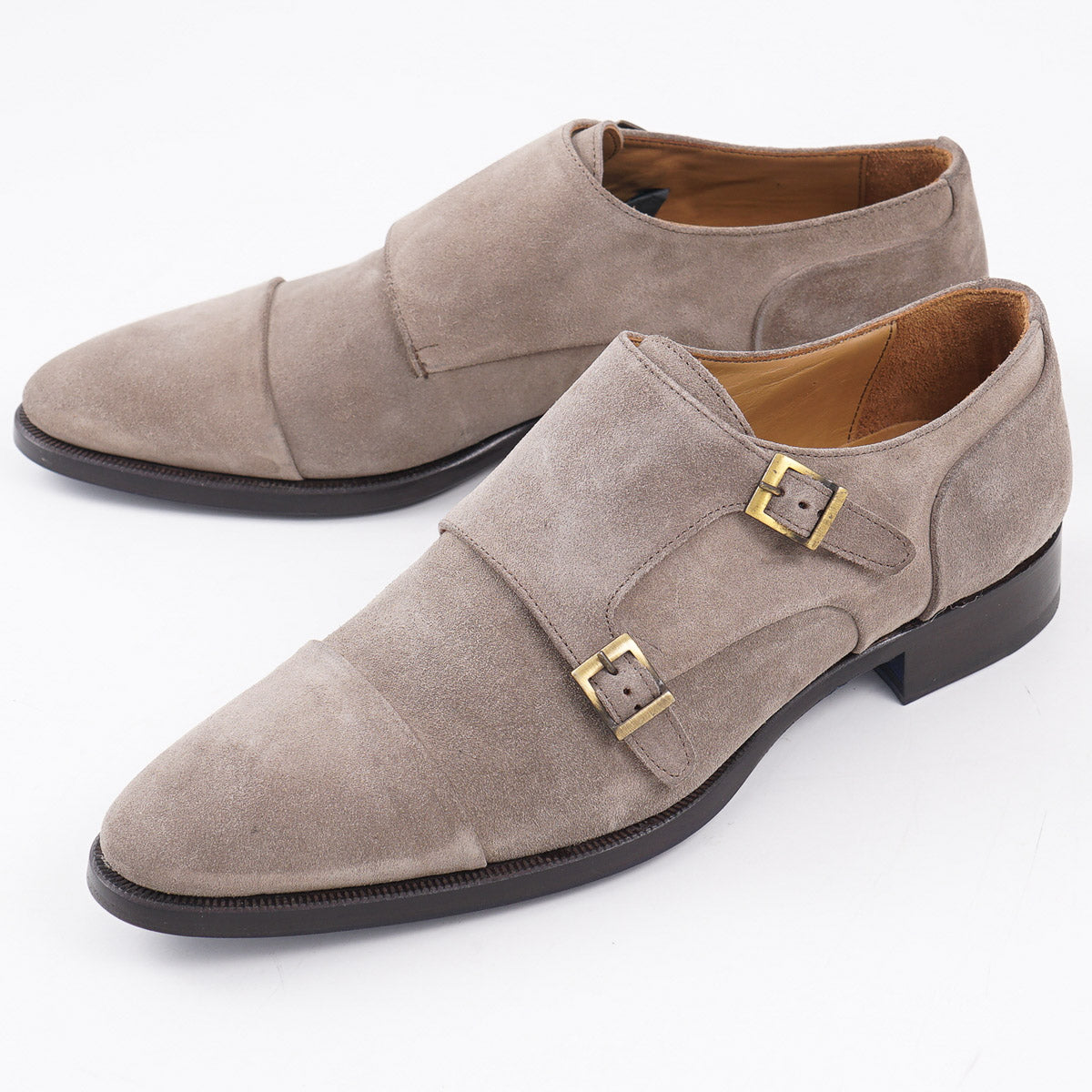 Sutor Mantellassi Calf Suede Double Monk - Top Shelf Apparel