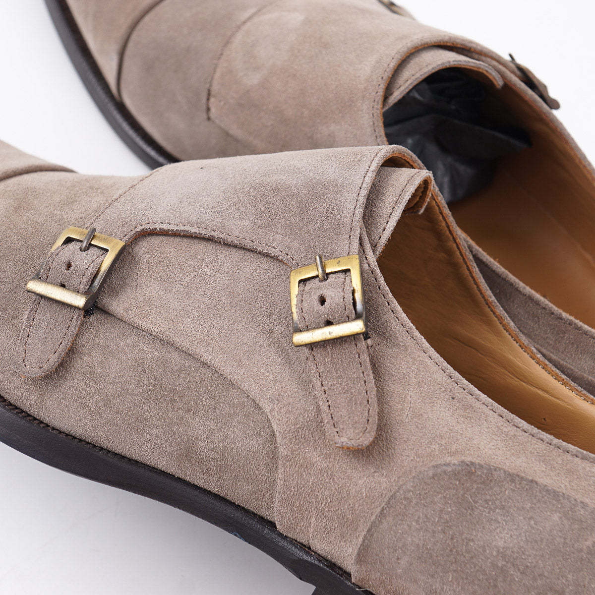 Sutor Mantellassi Calf Suede Double Monk - Top Shelf Apparel