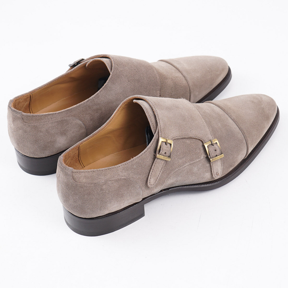 Sutor Mantellassi Calf Suede Double Monk - Top Shelf Apparel