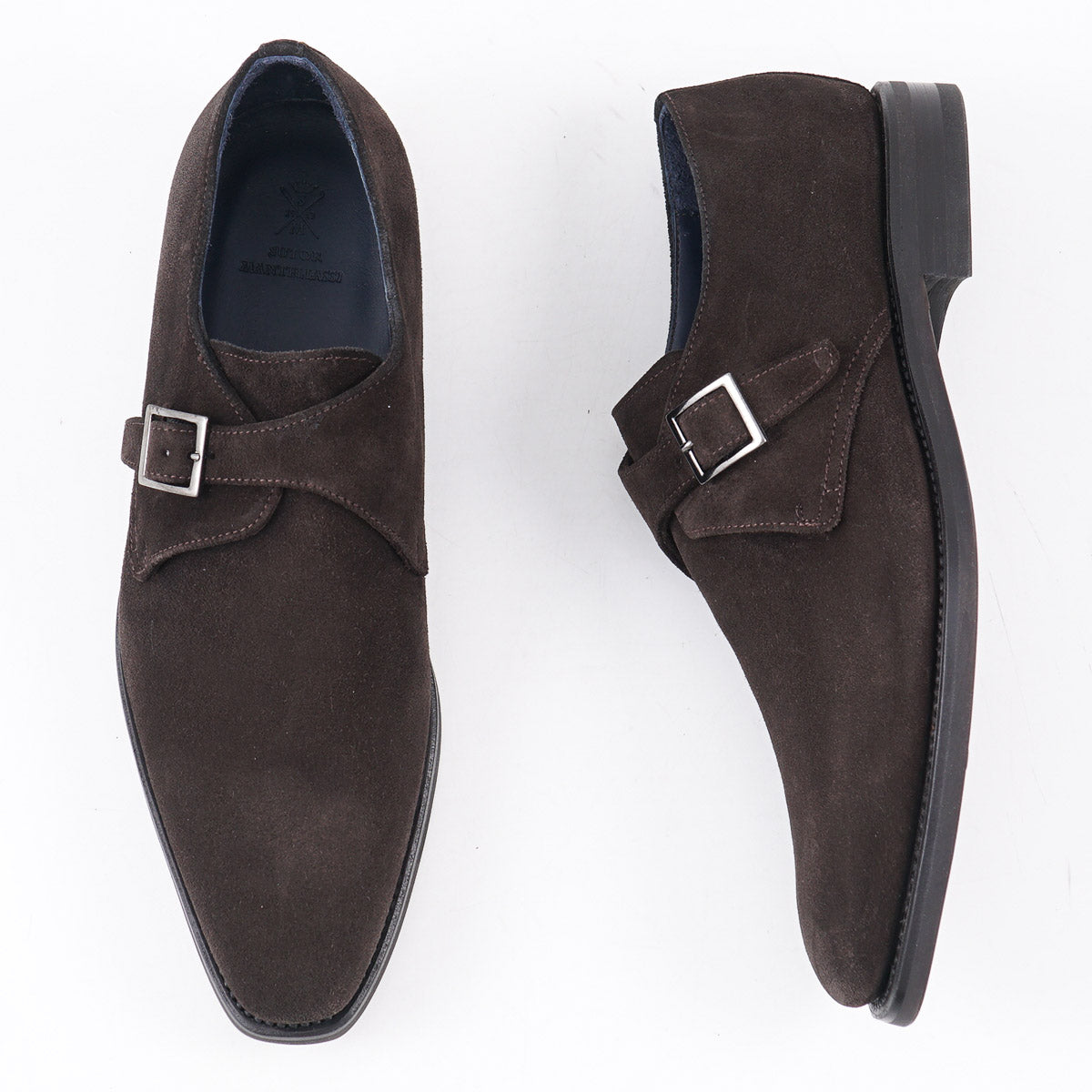Sutor Mantellassi Calf Suede Monk Strap - Top Shelf Apparel