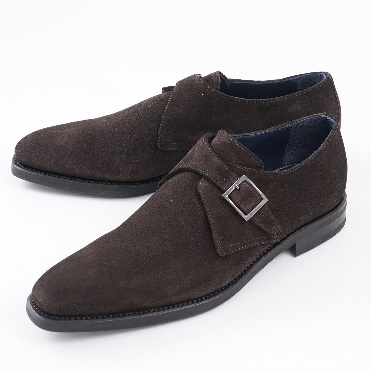 Sutor Mantellassi Calf Suede Monk Strap - Top Shelf Apparel
