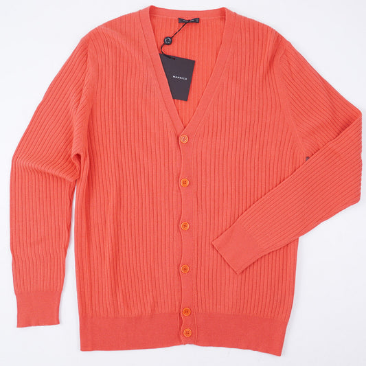 Manrico Rib Knit Cashmere Cardigan Sweater