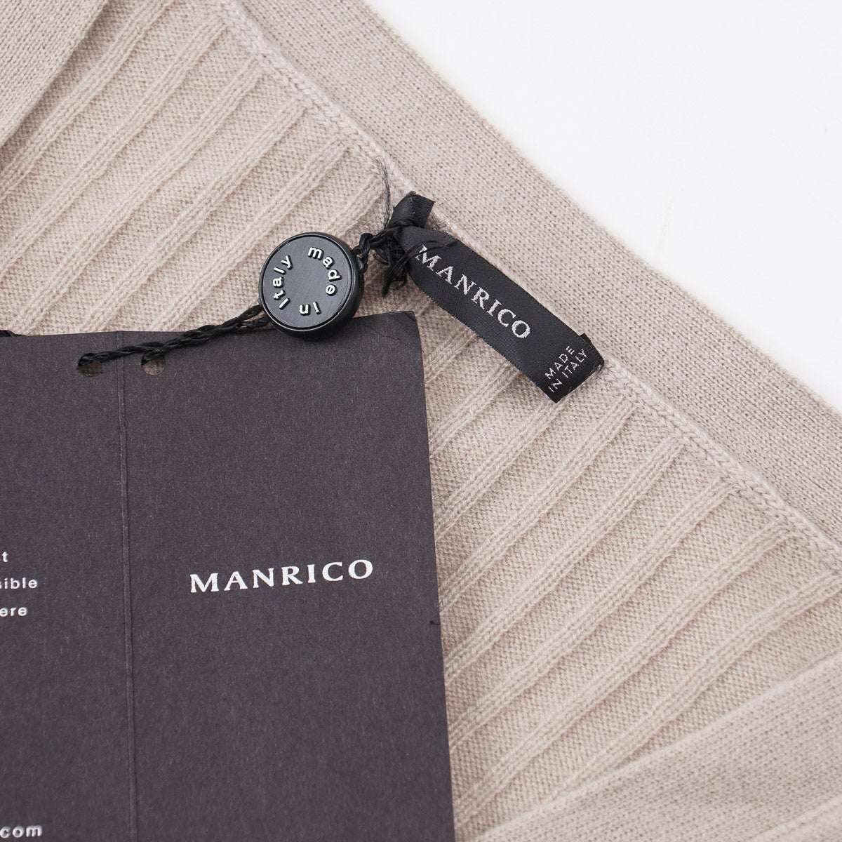 Manrico Rib Knit Cashmere Cardigan Sweater - Top Shelf Apparel