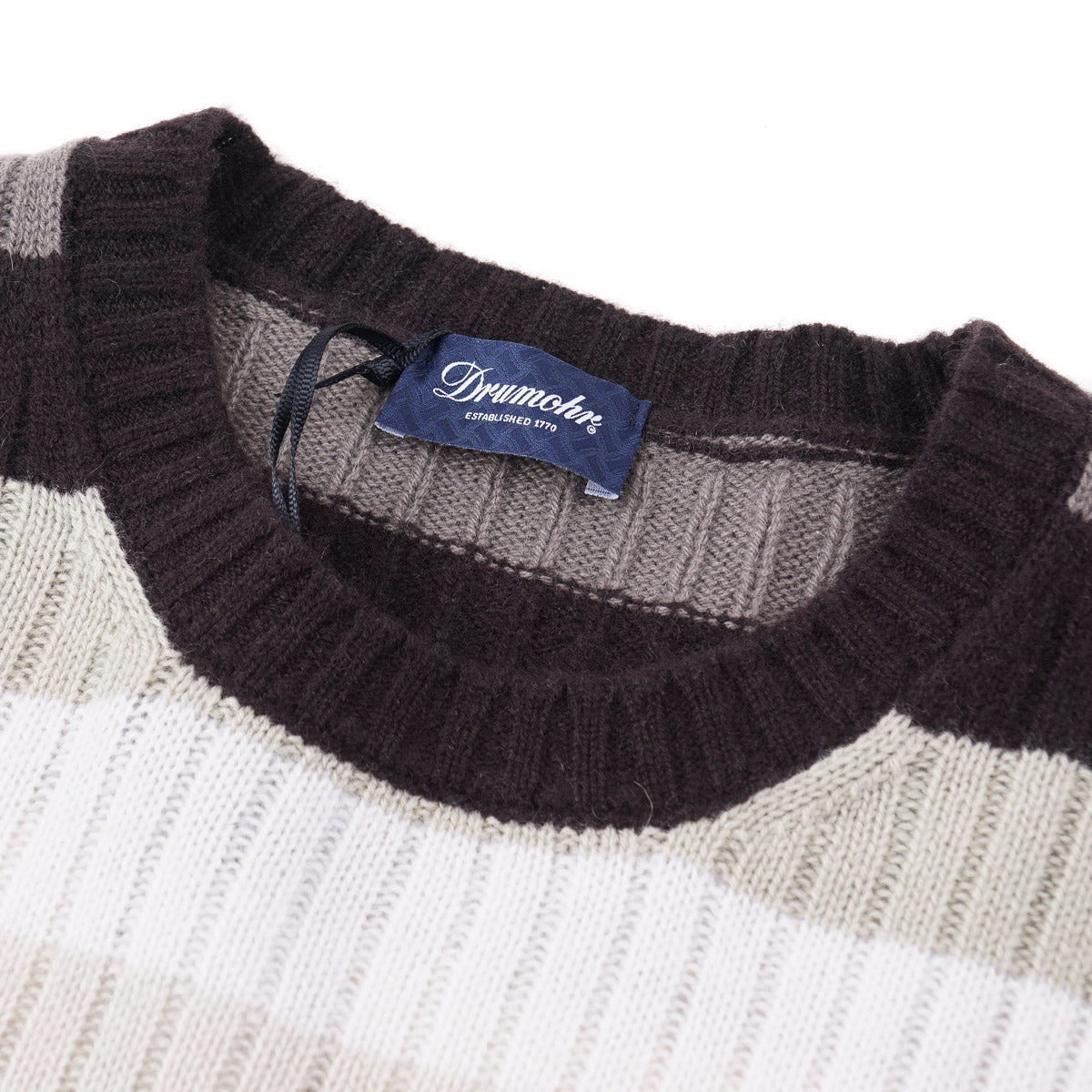 Drumohr Multi-Striped Cashmere Sweater - Top Shelf Apparel