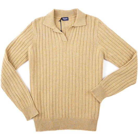 Drumohr Cashmere Sweater with Polo Collar - Top Shelf Apparel