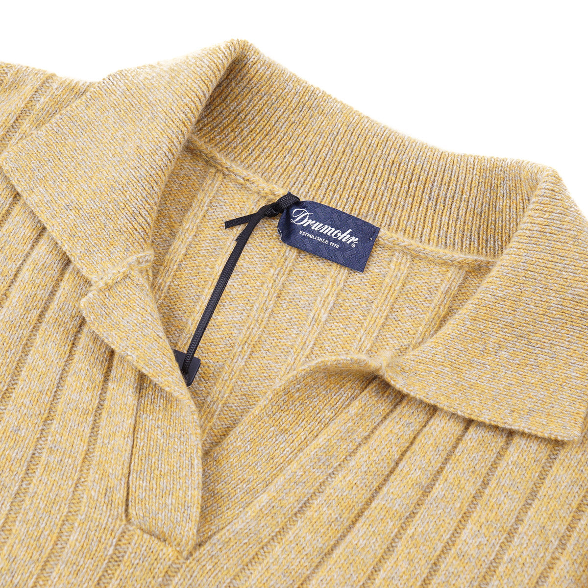 Drumohr Cashmere Sweater with Polo Collar - Top Shelf Apparel