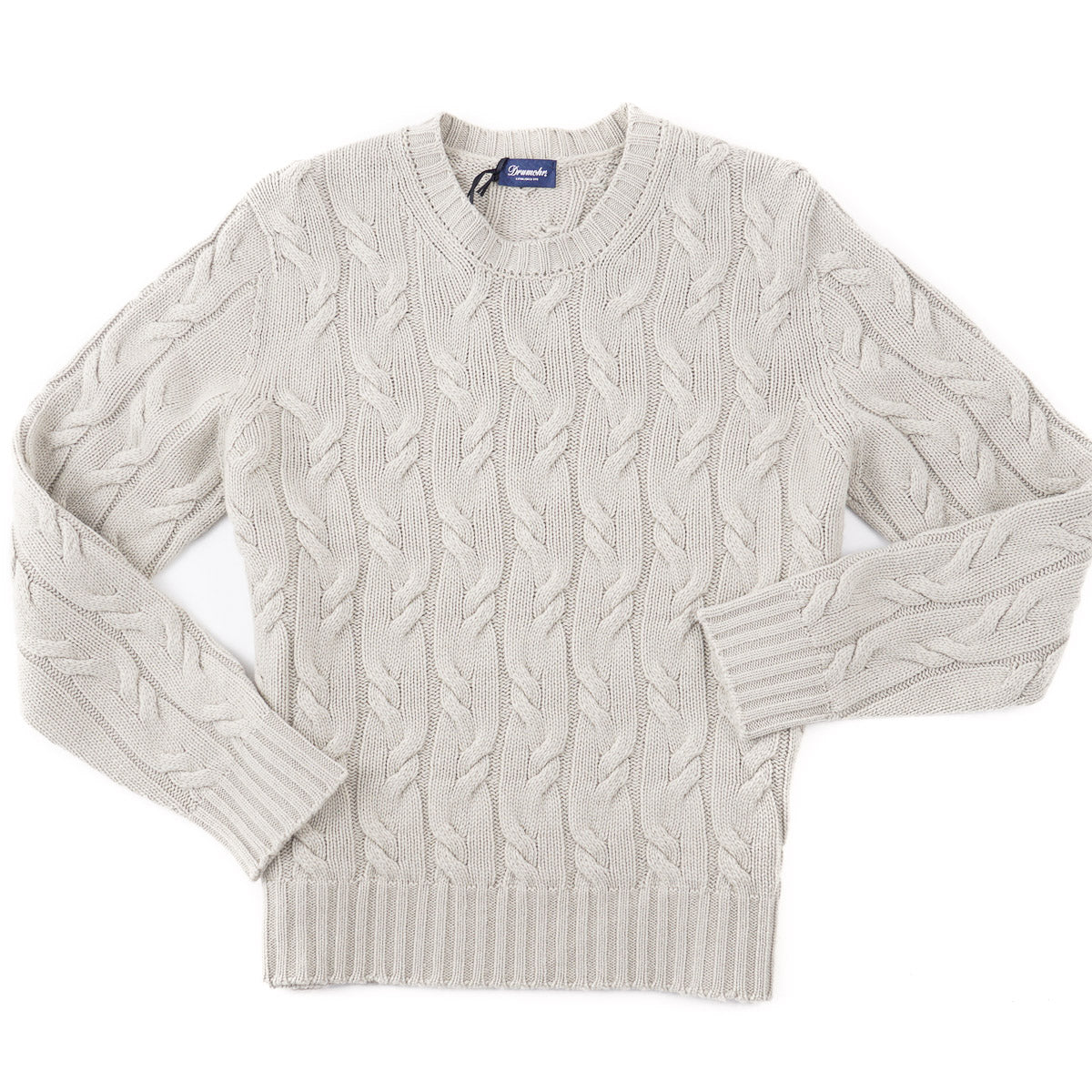 Drumohr Cable Knit Cashmere Sweater - Top Shelf Apparel