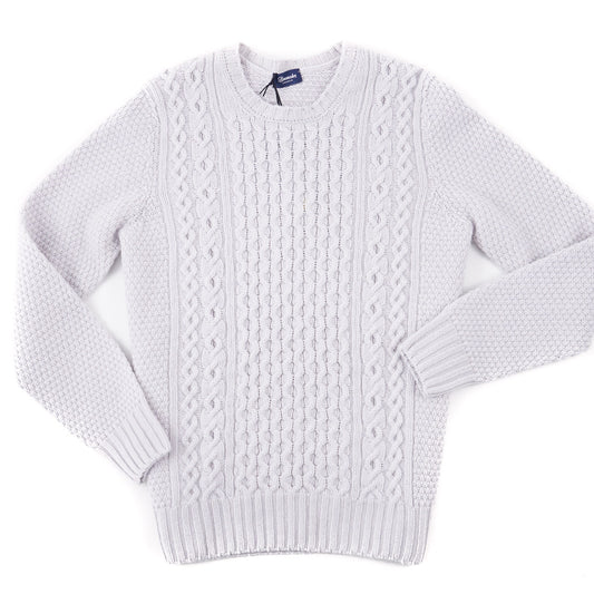 Drumohr Aran Cable Knit Lambswool Sweater - Top Shelf Apparel