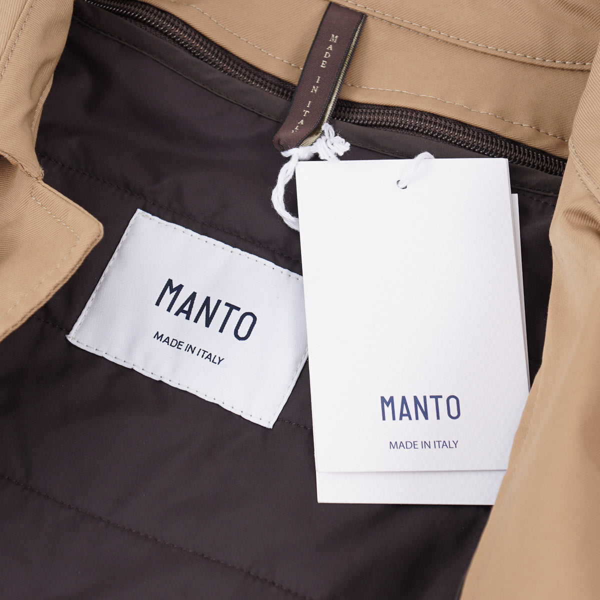 Manto Overcoat with Quilted Liner