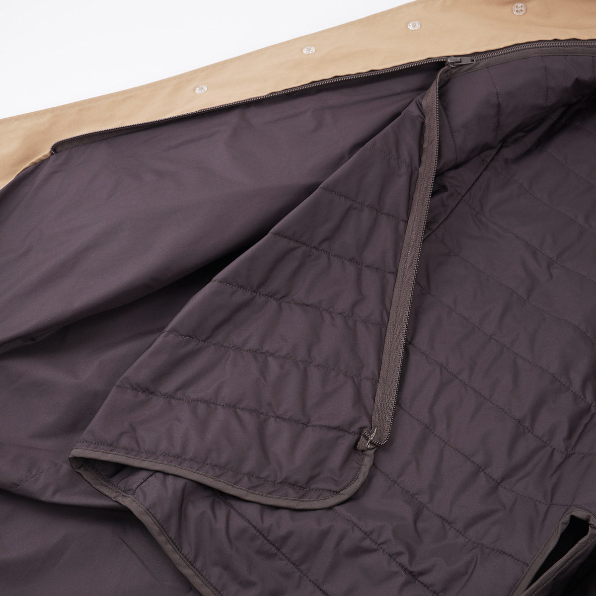Manto Overcoat with Quilted Liner