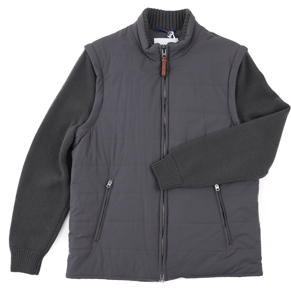 Manto Jacket with Detachable Cashmere Sleeves