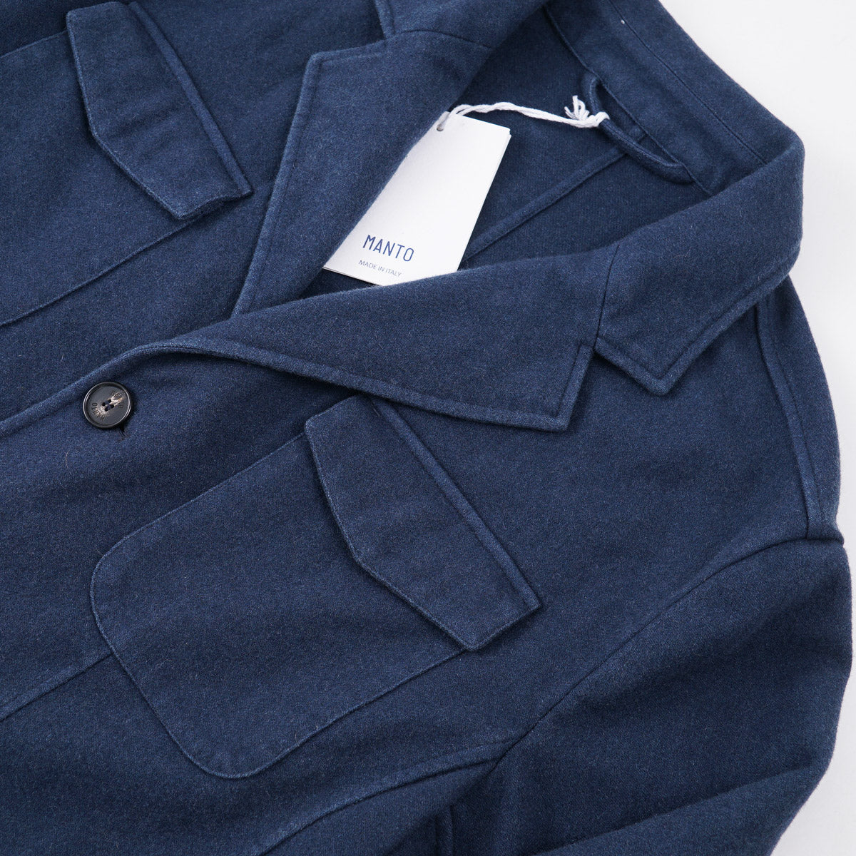 Manto Flannel Cashmere Field Blazer