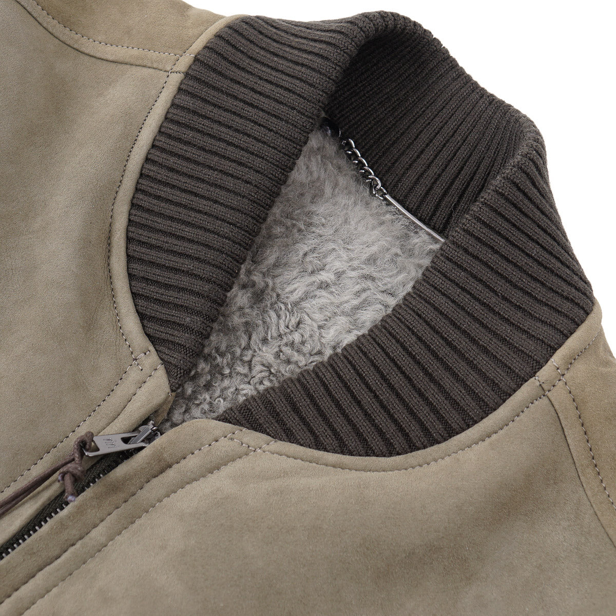 Rifugio Shearling Leather Bomber Jacket