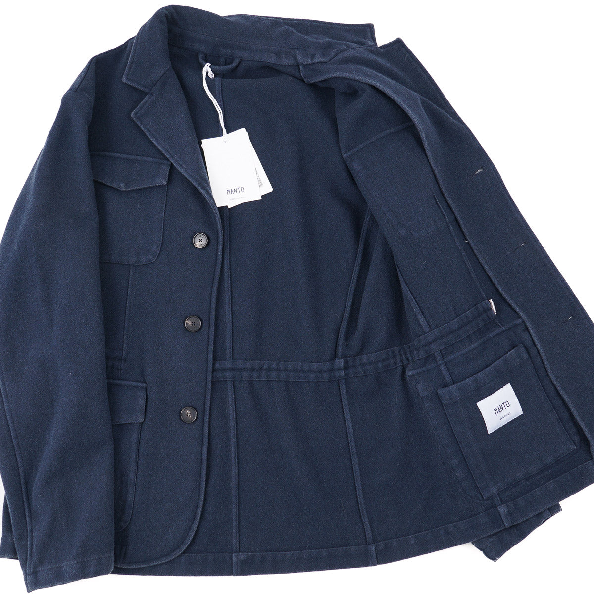 Manto Wool-Cashmere Field Blazer