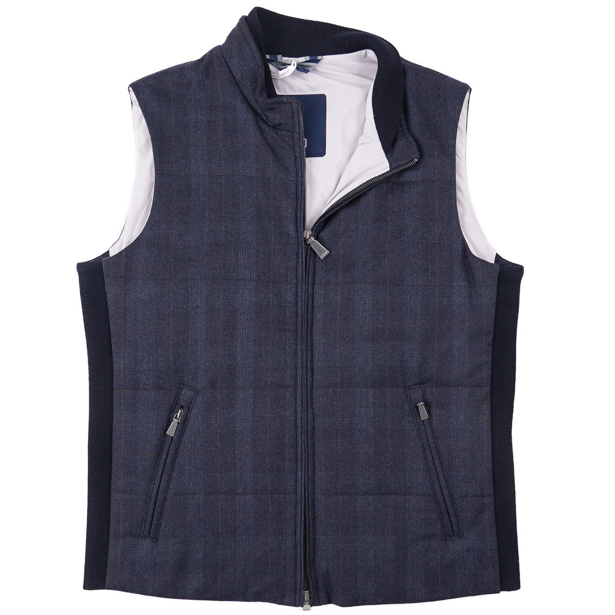 Manto Wool Vest with Knit Details