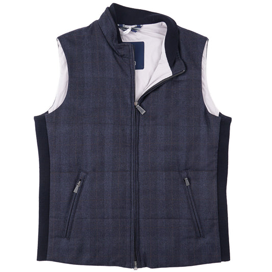 Manto Wool Vest with Knit Details