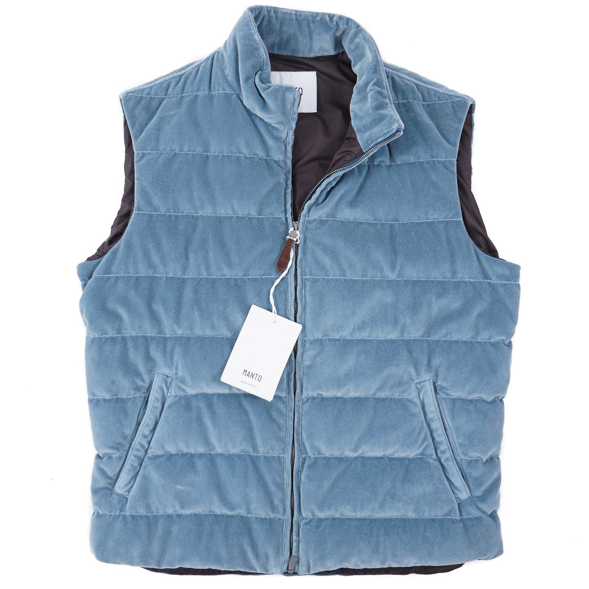 Manto Down-Filled Velvet Puffer Vest