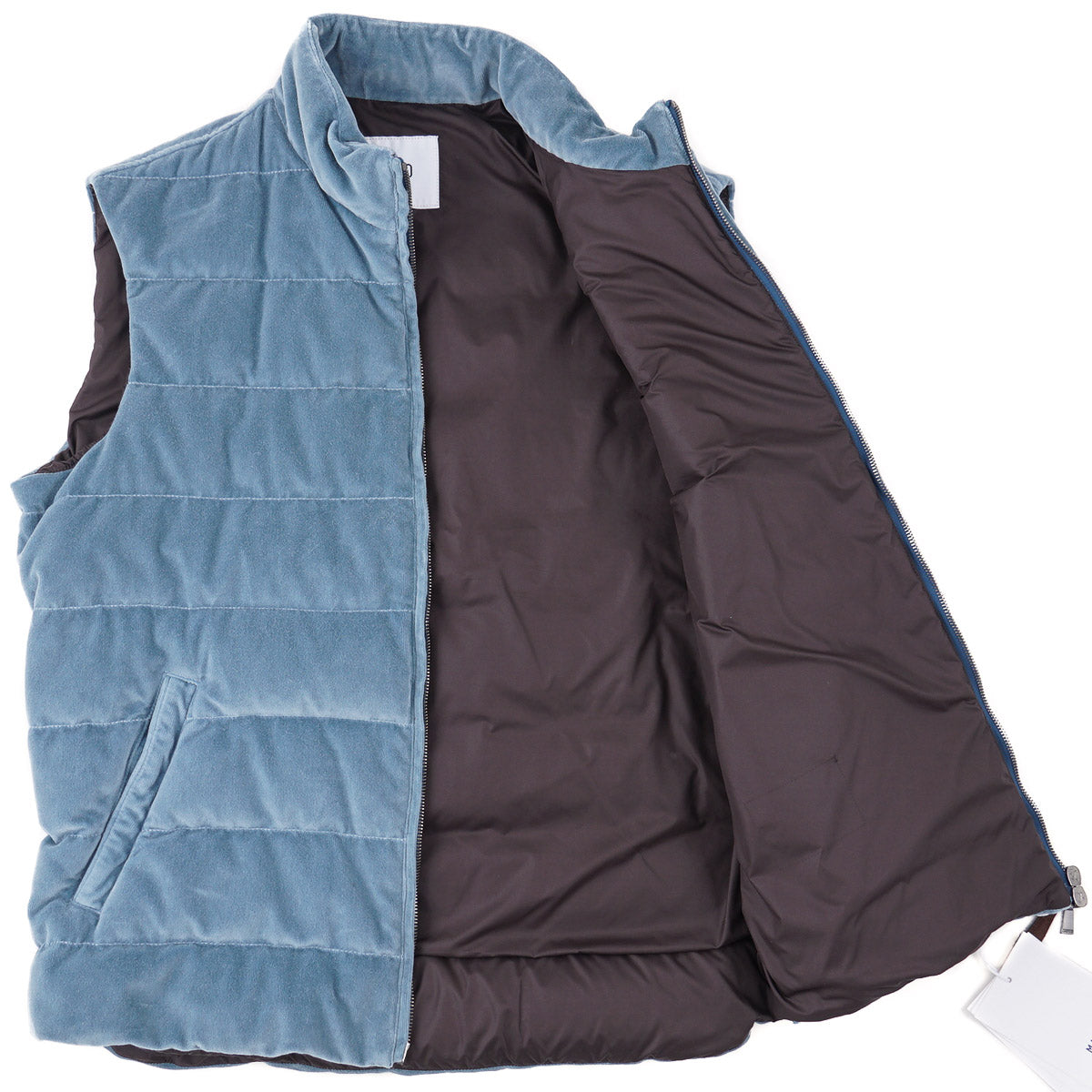 Manto Down-Filled Velvet Puffer Vest
