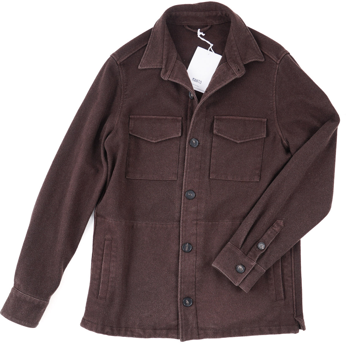 Manto Flannel Cashmere Shirt-Jacket