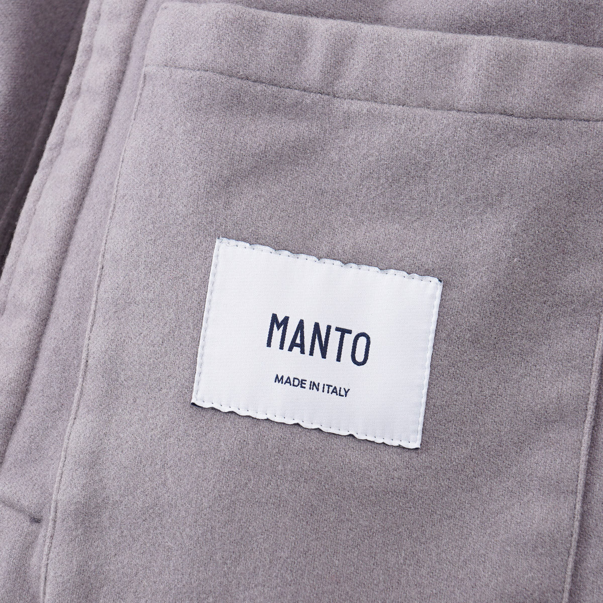 Manto Unlined Flannel Cashmere Jacket