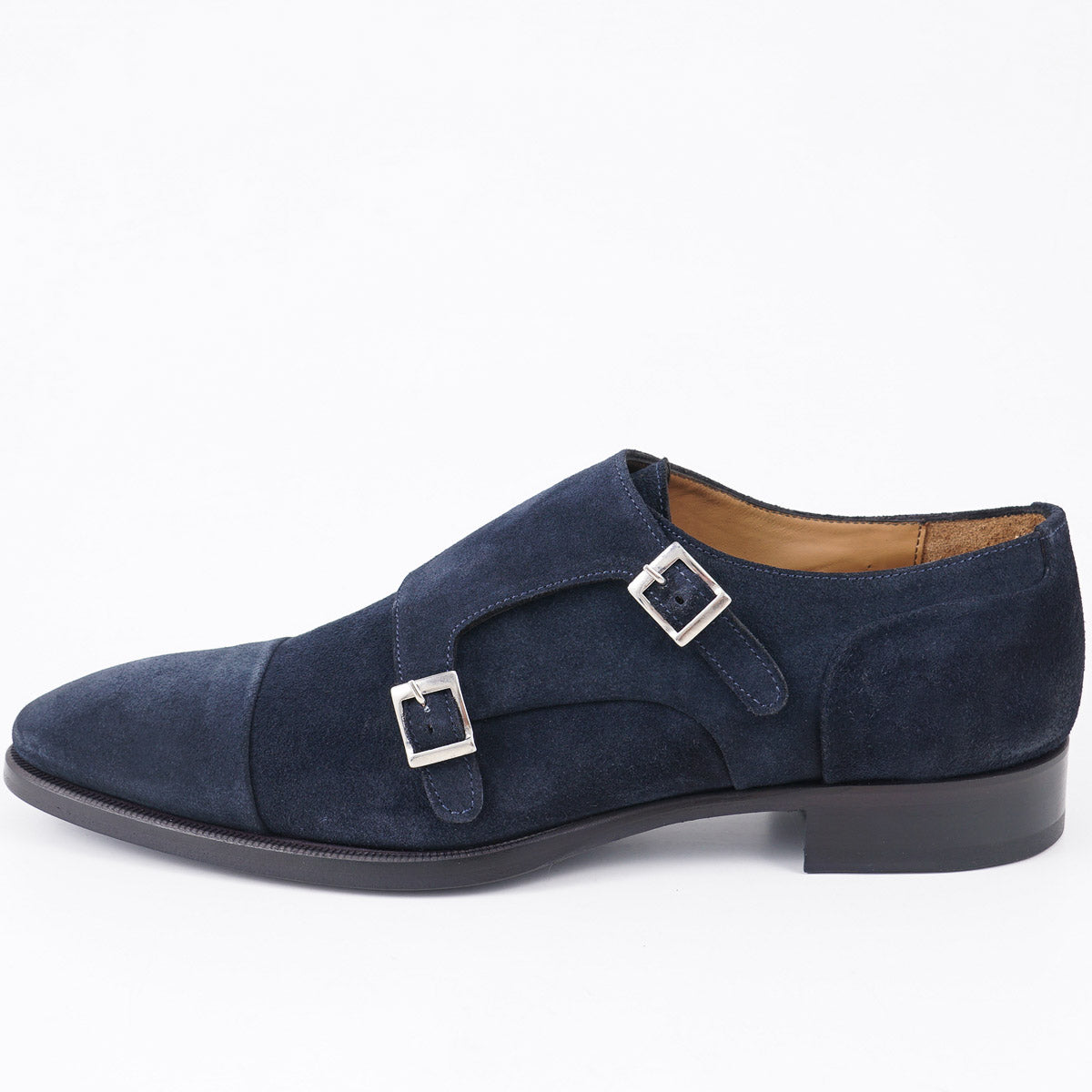 Sutor Mantellassi Calf Suede Double Monk - Top Shelf Apparel