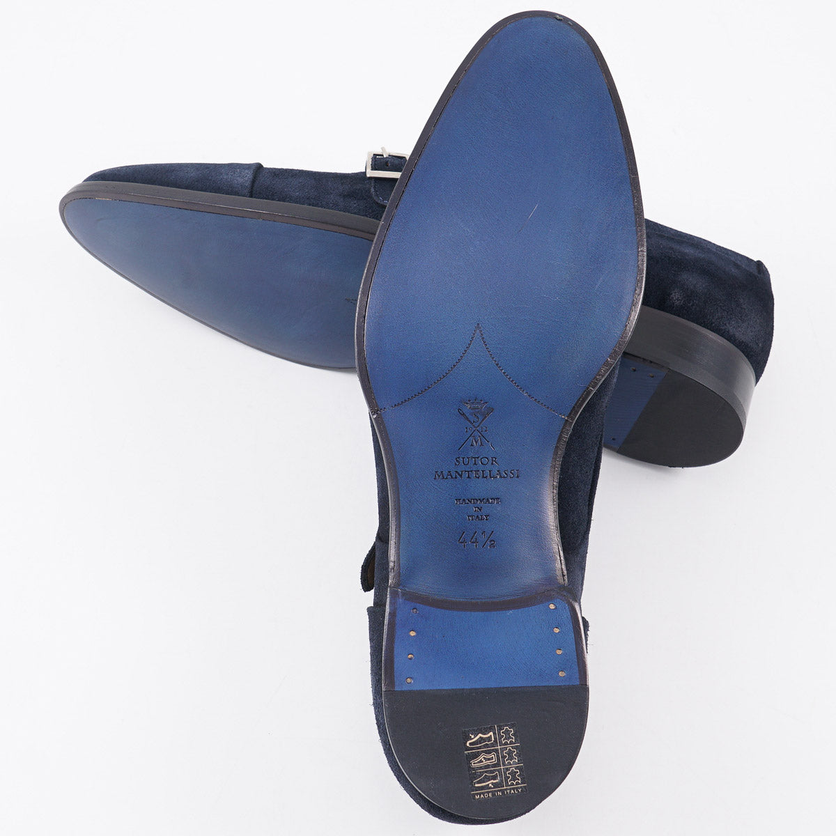 Sutor Mantellassi Calf Suede Double Monk - Top Shelf Apparel