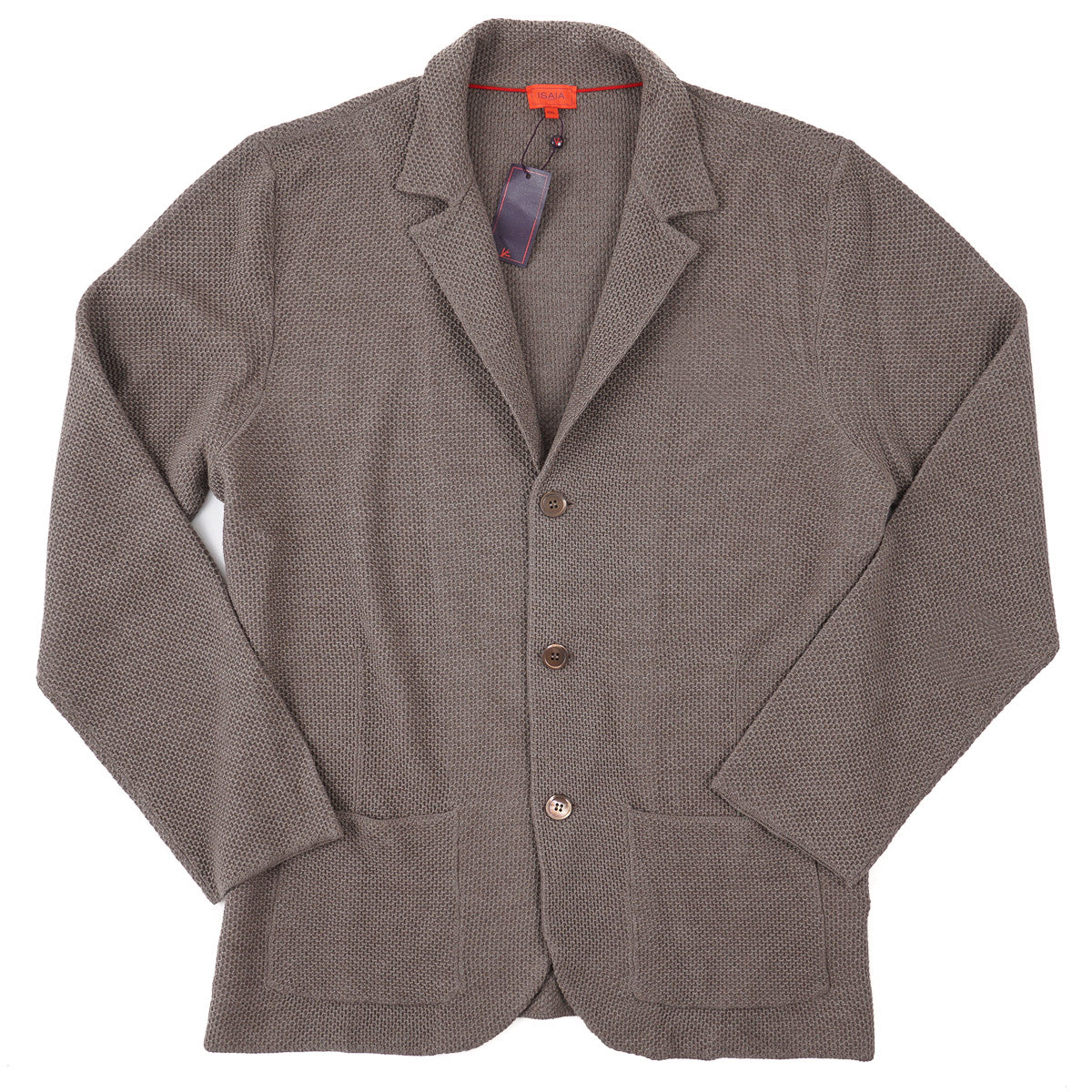 Isaia Knit Wool Cardigan Sweater-Blazer - Top Shelf Apparel