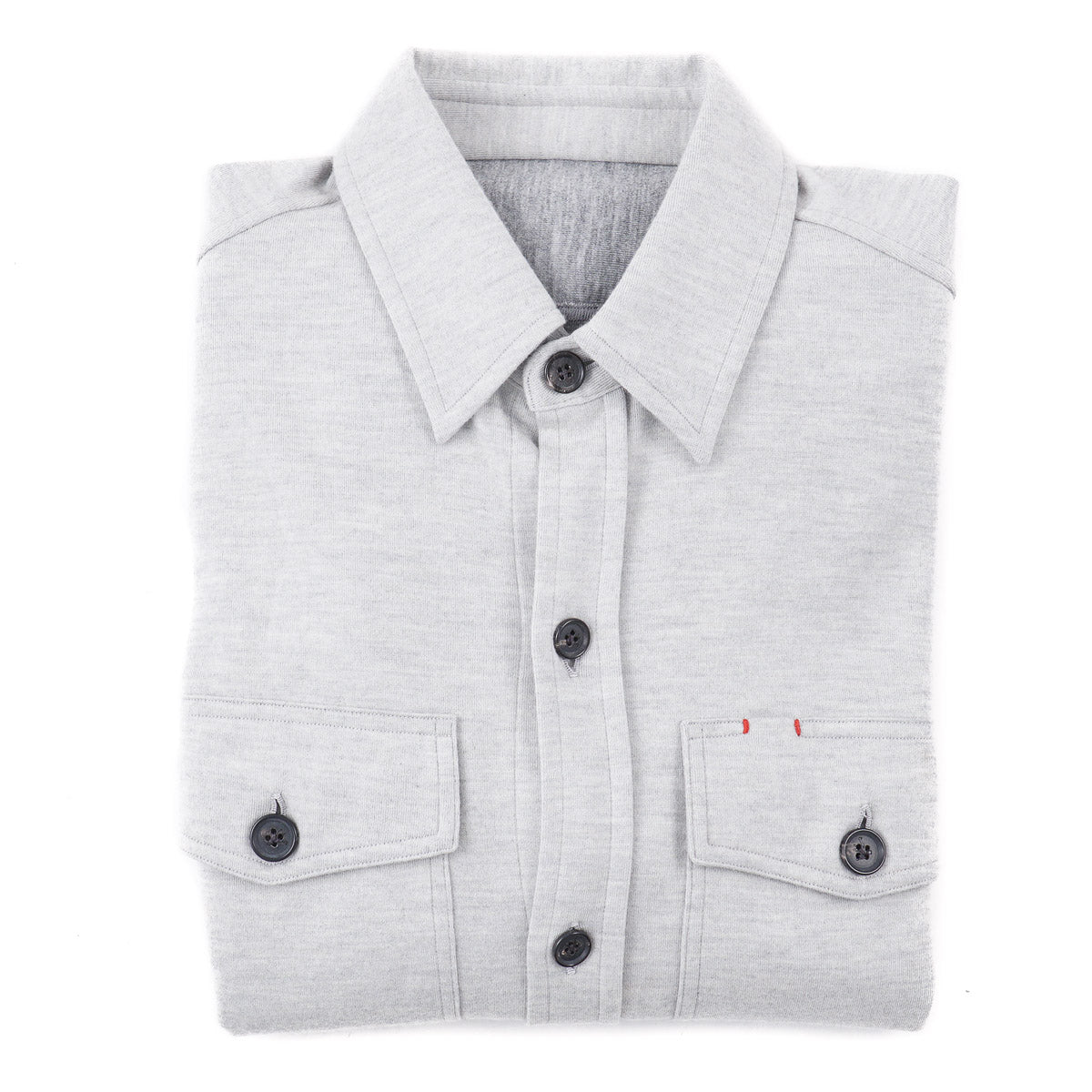 Isaia Stretch Jersey Cashmere Overshirt - Top Shelf Apparel