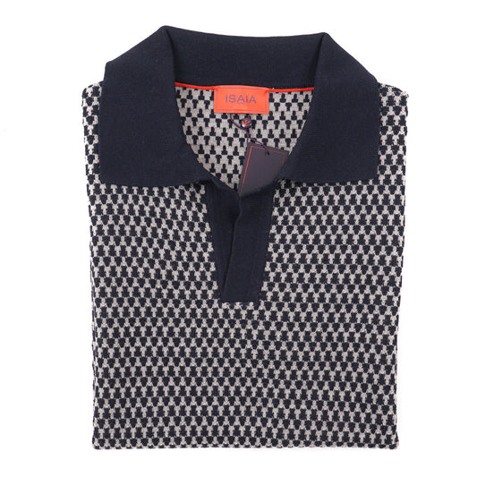 Isaia Knit Short-Sleeve Polo Sweater - Top Shelf Apparel