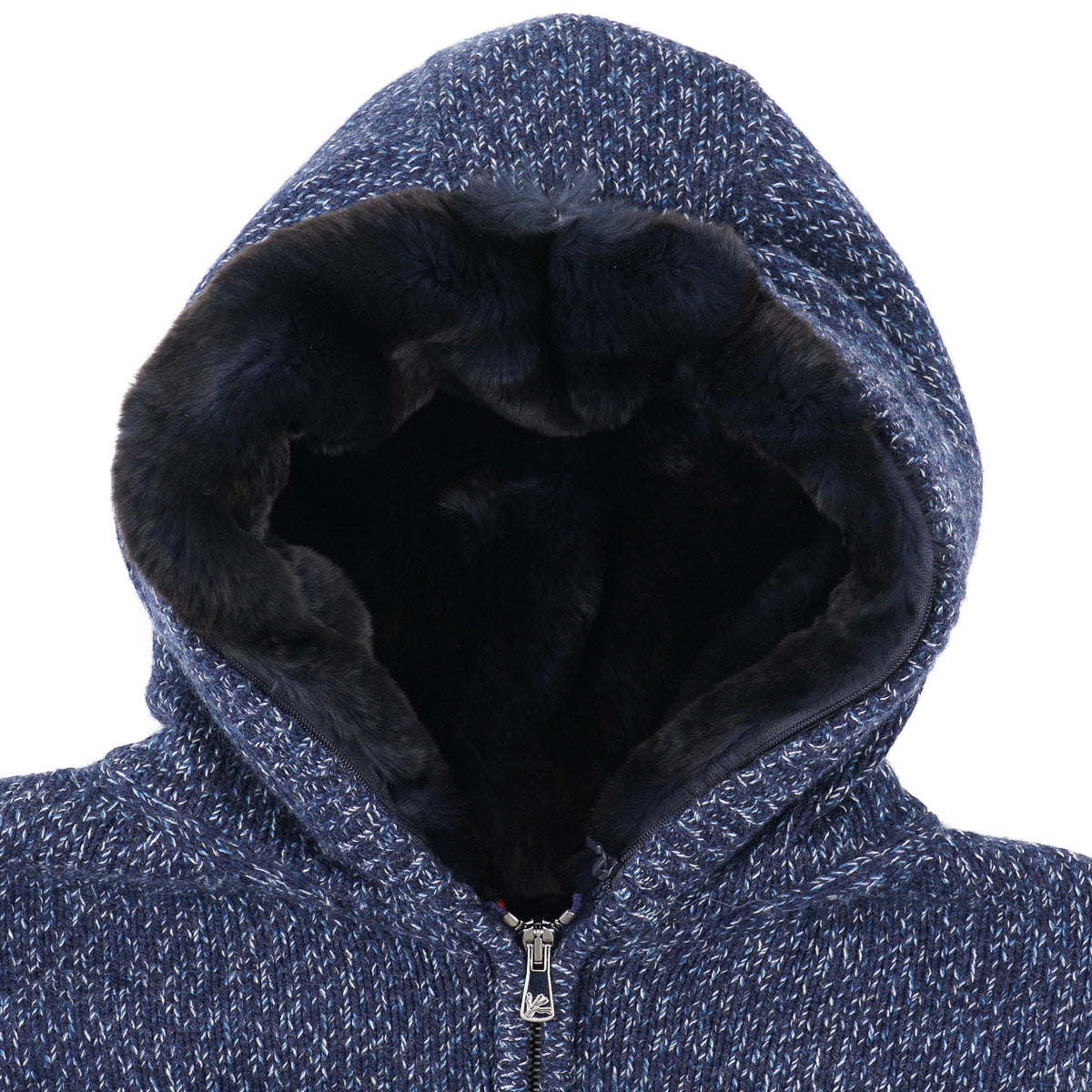 Isaia Hooded Cashmere Sweater with Fur Lining - Top Shelf Apparel