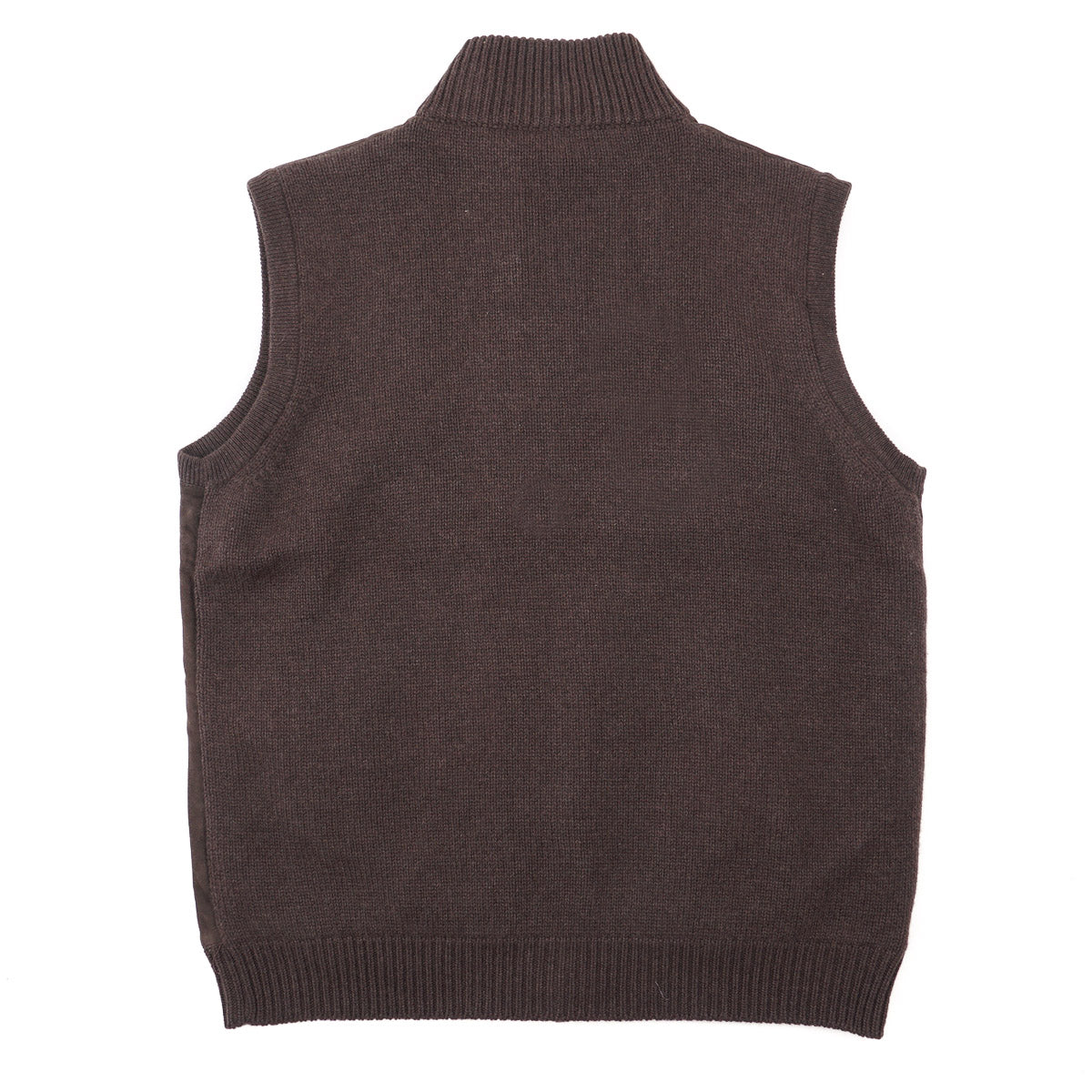 Fedeli Suede and Knit Cashmere Vest - Top Shelf Apparel