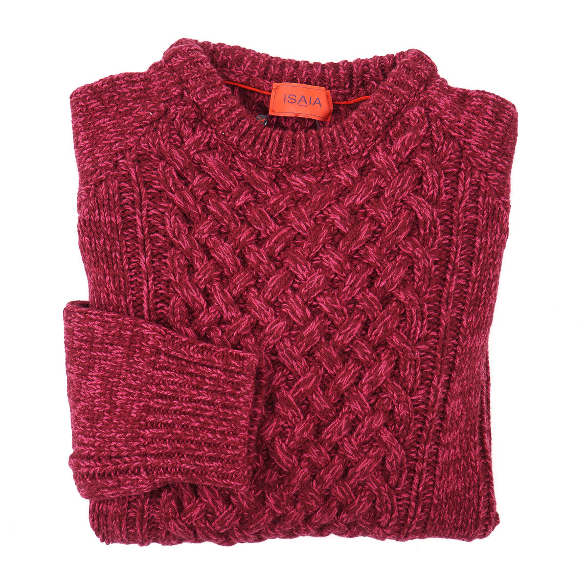 Isaia Cable Knit Cashmere Sweater - Top Shelf Apparel