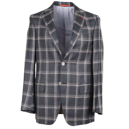 Isaia Woven Wool-Silk-Linen Sport Coat