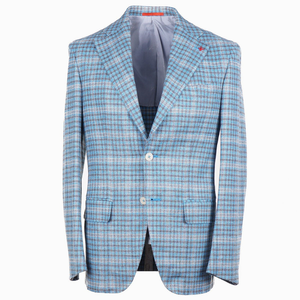 Isaia Woven Wool-Silk-Linen Sport Coat