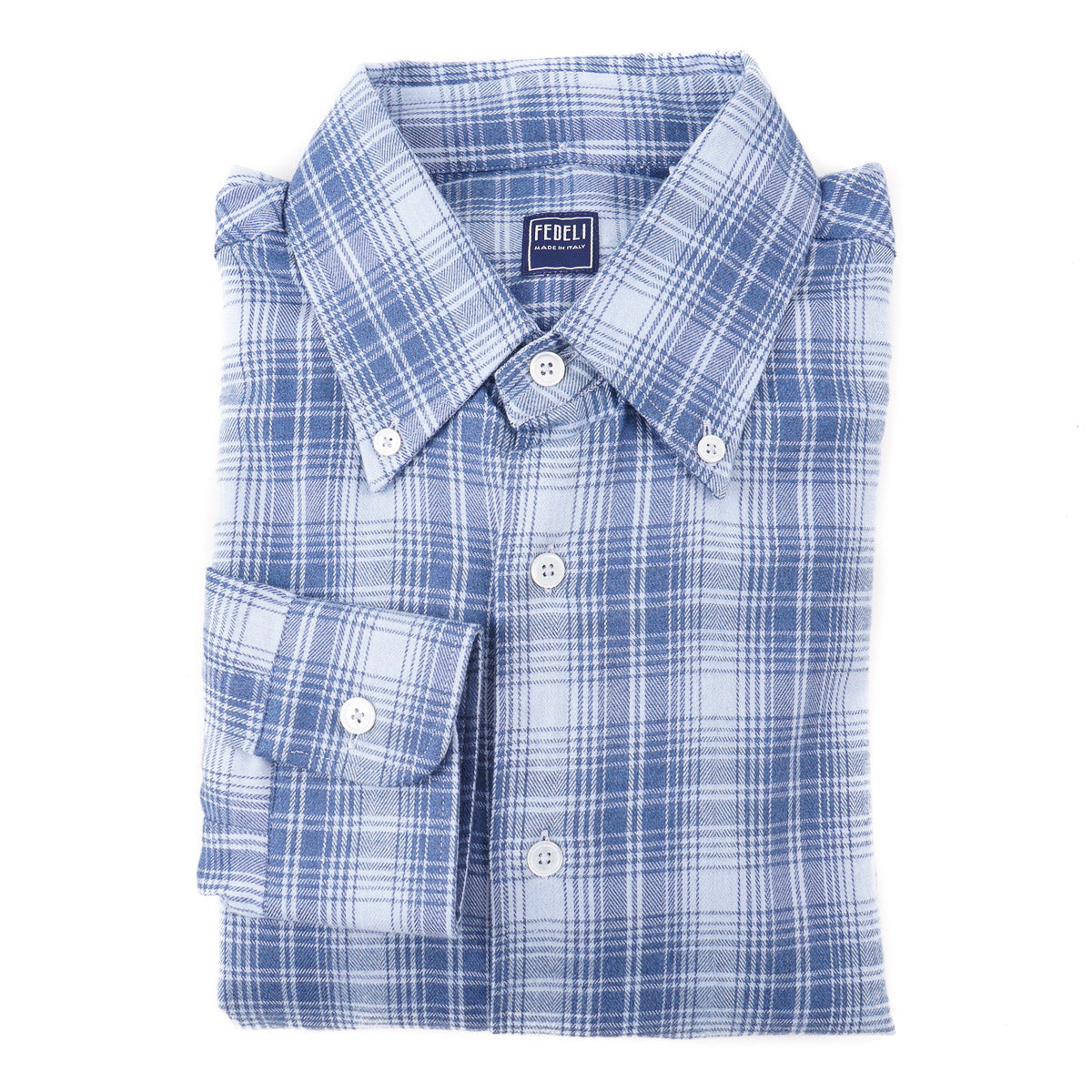 Fedeli Extra-Soft Flannel Cotton Shirt