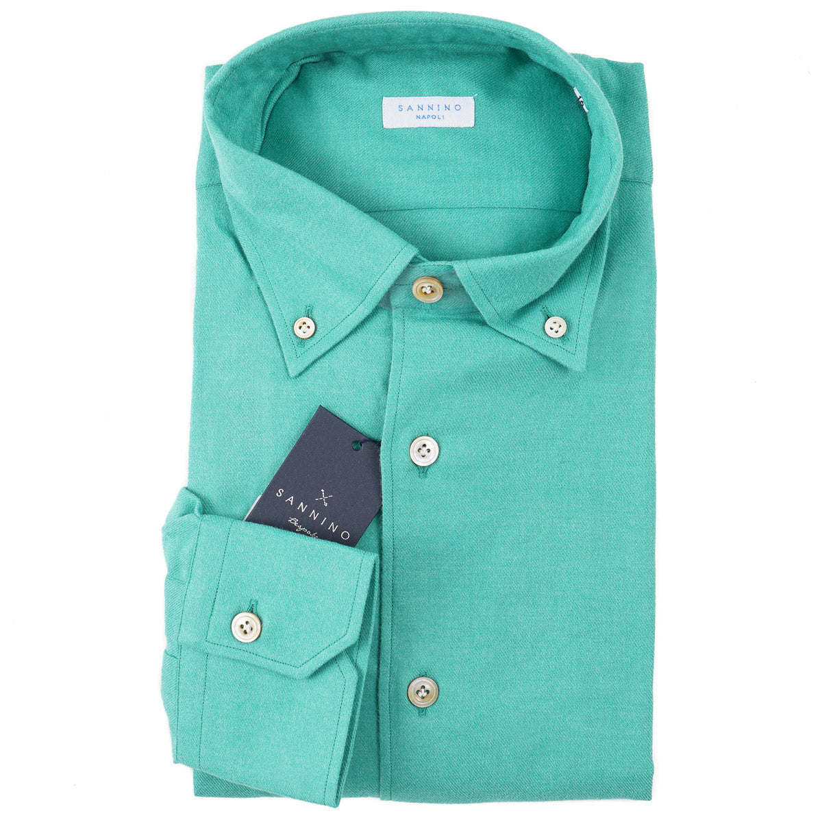 Sannino Slim-Fit Soft Flannel Cotton Shirt - Top Shelf Apparel