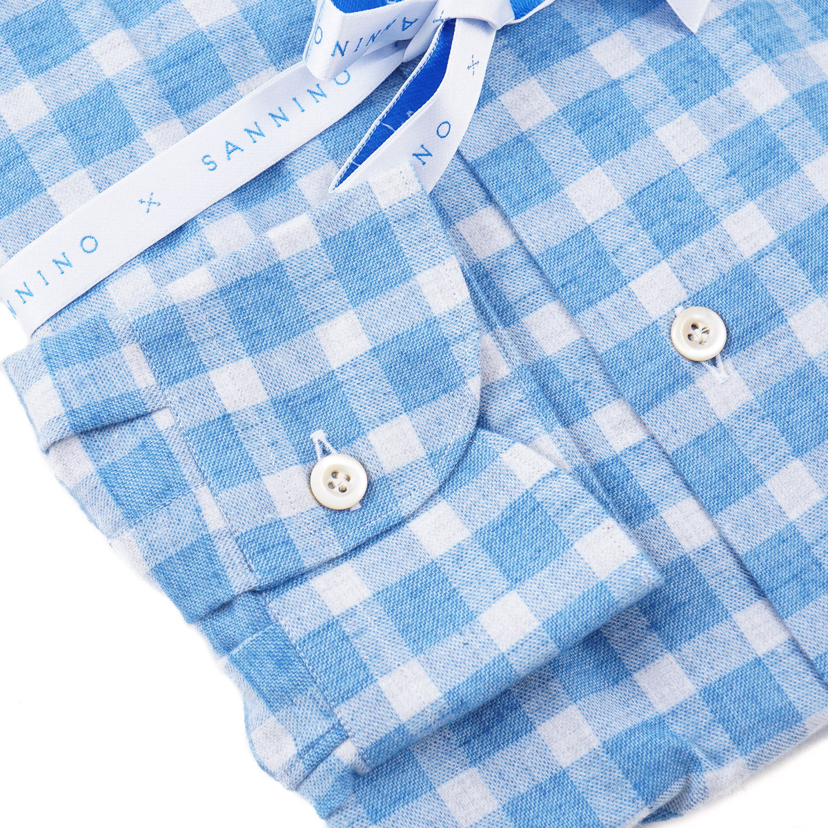 Sannino Slim-Fit Soft Flannel Cotton Shirt - Top Shelf Apparel