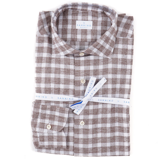 Sannino Slim-Fit Soft Flannel Cotton Shirt - Top Shelf Apparel