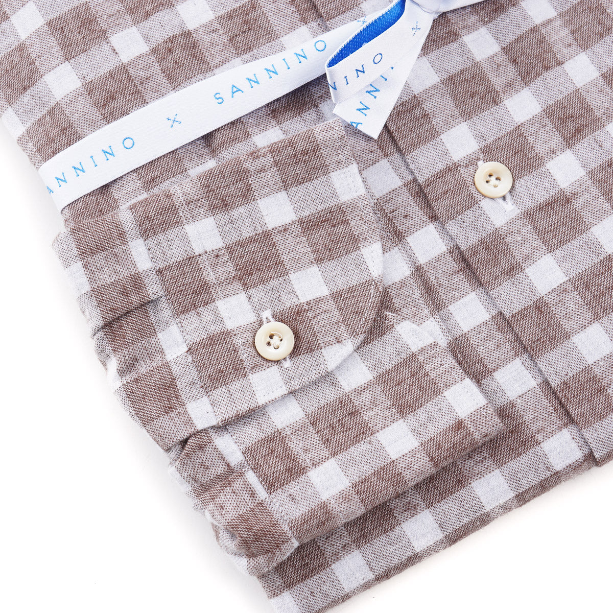 Sannino Slim-Fit Soft Flannel Cotton Shirt - Top Shelf Apparel